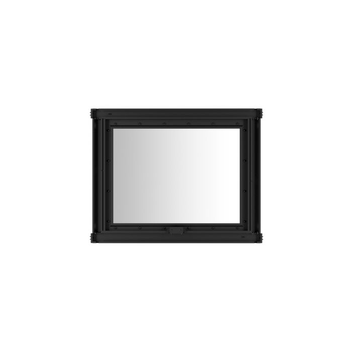 Секция крыши системы изоляции NTSS с аварийным открыванием, с окном, ширина коридора 1000 мм, длина 800 мм, RAL 9005 чёрный