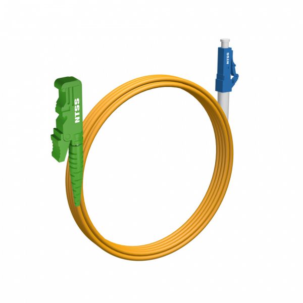 Шнур оптический NTSS spc E2000/APC-LC/UPC 9/125 3.0мм 4м LSZH (патч-корд)