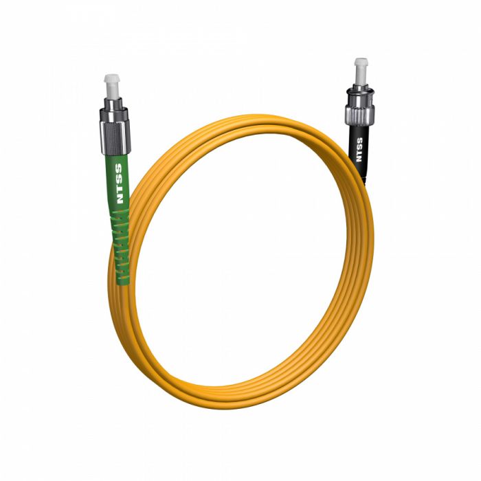 Шнур оптический NTSS PREMIUM spc FC/APC-ST/UPC 9/125 3.0мм 3м LSZH (патч-корд)