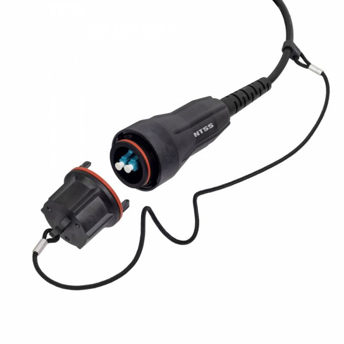 Сборка кабельная NTSS 2 волокна SM G.657A1 LC/UPC-LC/UPC с кожухами FullAxs с обеих сторон, длина 100м