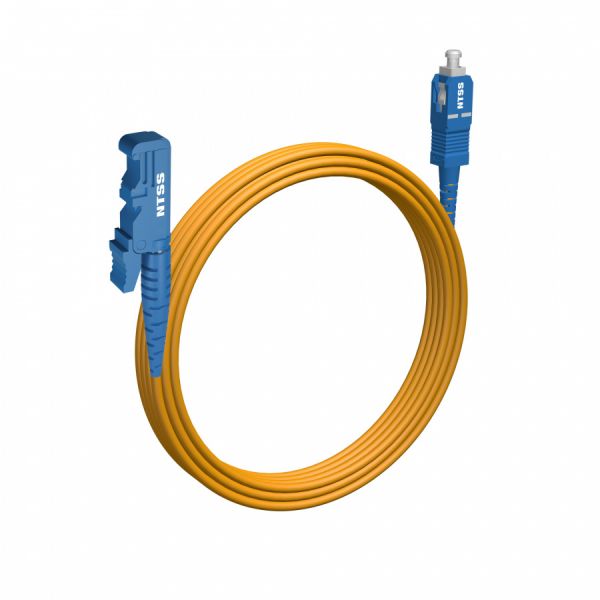 Шнур оптический NTSS spc E2000/UPC-SC/UPC 9/125 3.0мм 5м LSZH (патч-корд)