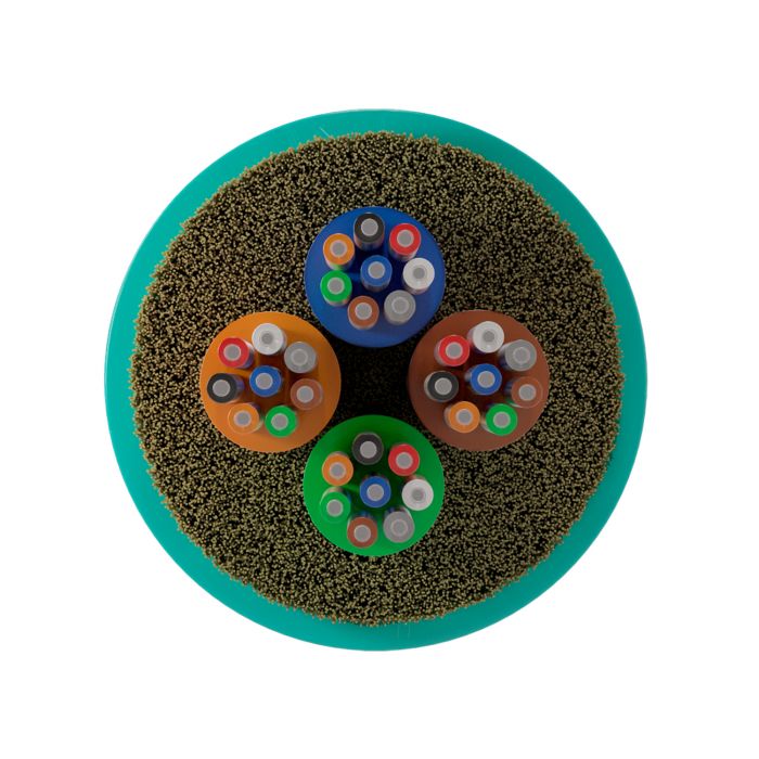 Оптический кабель внутренний NTSS PREMIUM 48 волокон микромодули (4x12), OM3, 50/125, LSZH(нг(A)-HF), АКВА