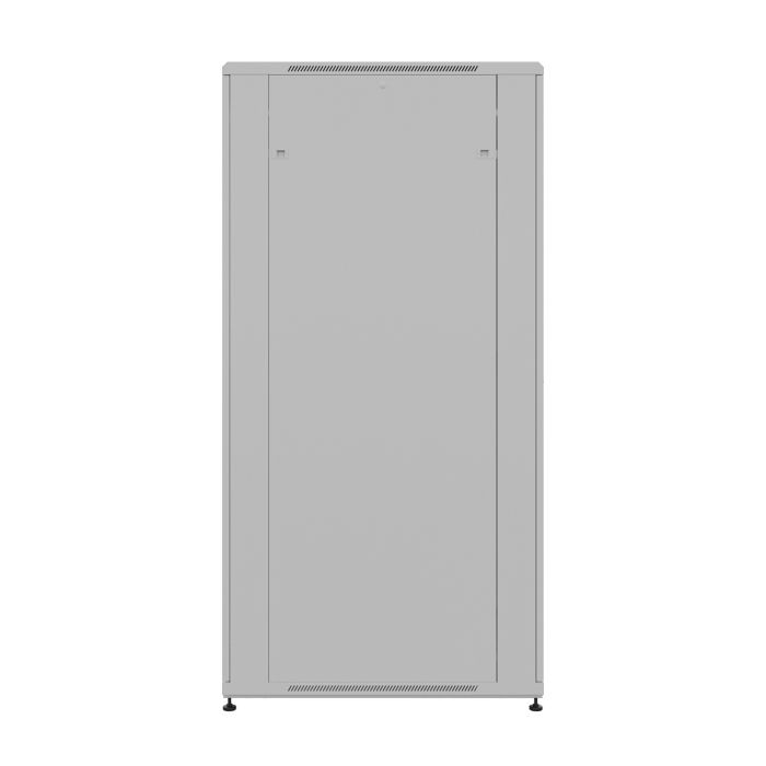 Шкаф напольный универсальный серверный NTSS R 42U 800х1000мм, 4 профиля 19, двери перфорированная и сплошная металл, боковые стенки съемные, регулируемые опоры, разобранный, серый RAL 7035