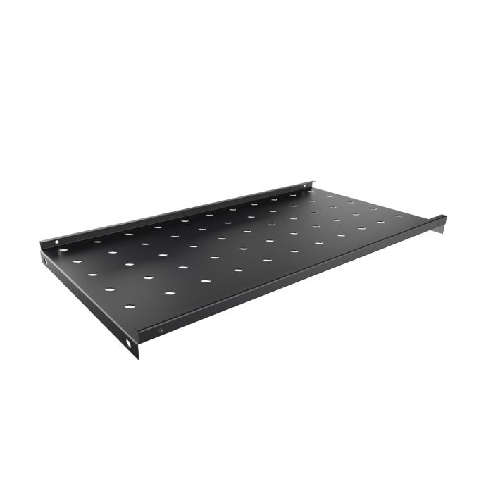 Полка стационарная NTSS 488х255мм, для настенных шкафов серии W глубиной 450мм, черный RAL 9005