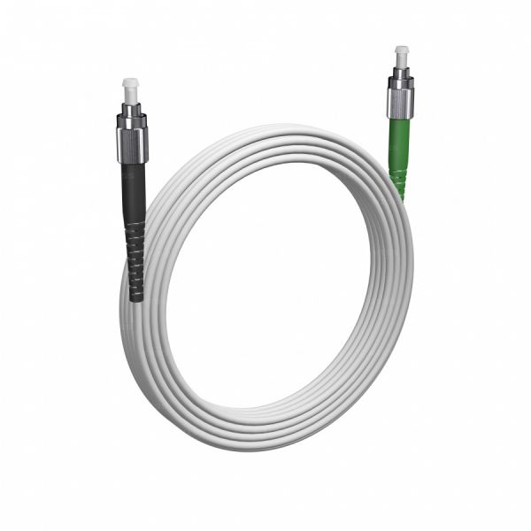 Шнур оптический NTSS spc FC/UPC-FC/APC 9/125 G.657A1 3.0мм 15м LSZH (патч-корд)