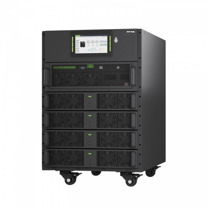 Силовой шкаф модульного ИБП NTSS LRT 40 кВА, 4 слота для силовых модулей 10 кВА, 15U напольный