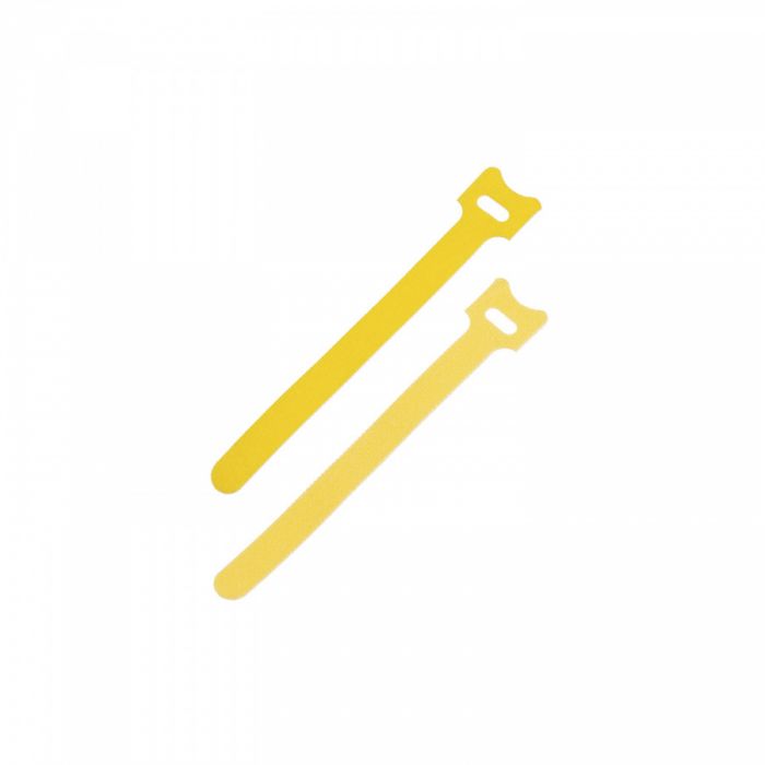 Хомут липучка 150х12 желтый (упак 20шт)