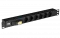 PH21-6D3 ITK PDU 6 роз. нем. ст. с автом.10А 1U, вх.С14 без каб. чер.