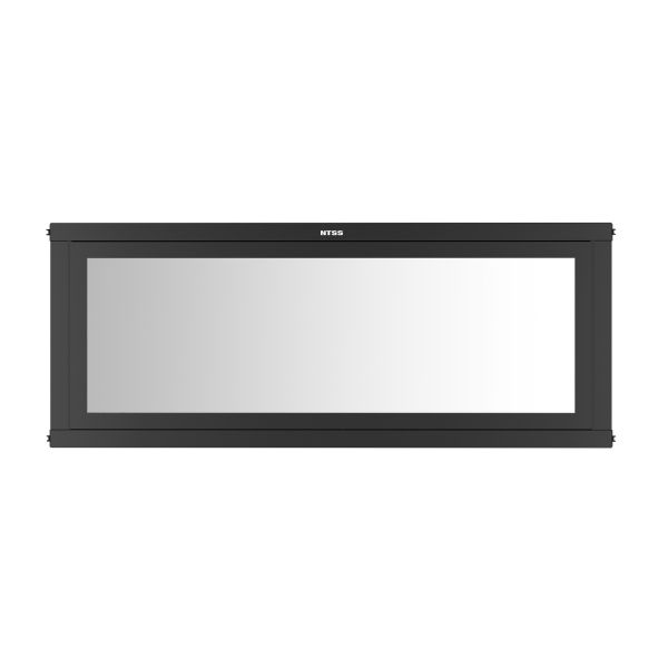 Секция крыши системы изоляции NTSS с аварийным открыванием, с окном, ширина коридора 1800 мм, длина 750 мм, RAL 9005 чёрный