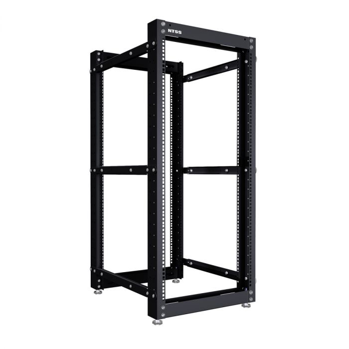 Стойка серверная NTSS OR двухрамная 42U 600-1000мм, комплект ножек, черный RAL 9005