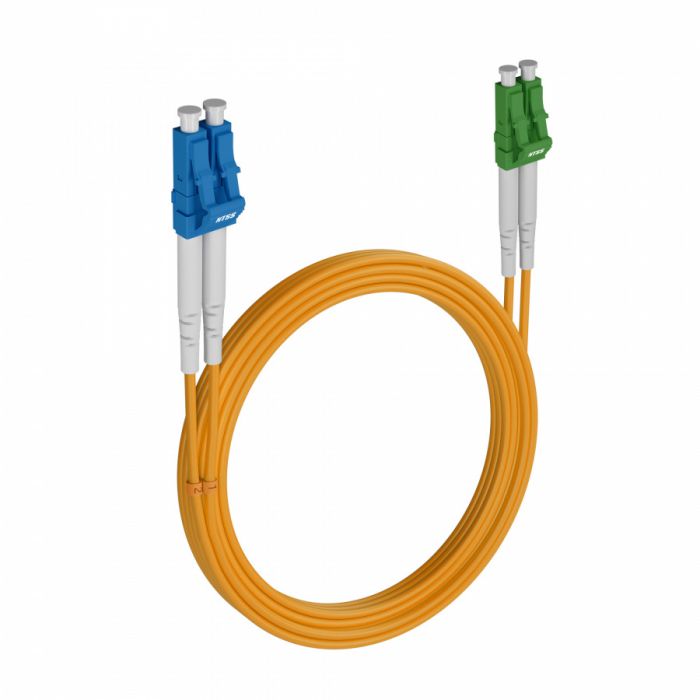 Шнур оптический NTSS PREMIUM dpc LC/UPC-LC/APC 9/125 2.0мм 15м LSZH (патч-корд)