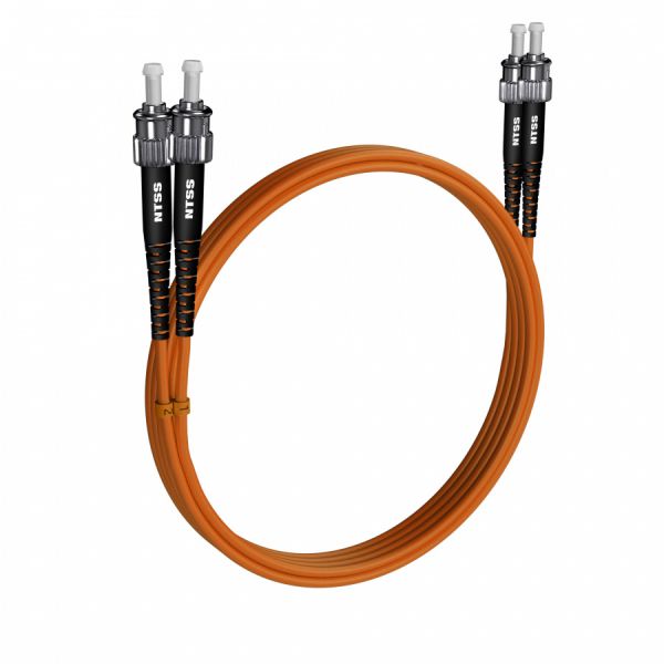 Шнур оптический NTSS dpc ST/UPC-ST/UPC 50/125 2.0мм 10м LSZH (патч-корд)
