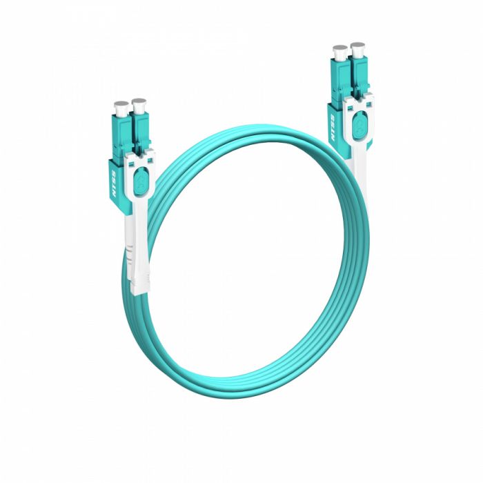 Шнур оптический NTSS PREMIUM dpc Push Pull Tabs UniBoot LCpptub/UPC-LCpptub/UPC 50/125 ОМ3 2.0мм, 2м LSZH (патч-корд)