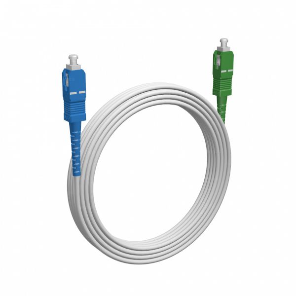 Шнур оптический NTSS spc SC/UPC-SC/APC 9/125 G.657A1 3.0мм 25м LSZH (патч-корд)