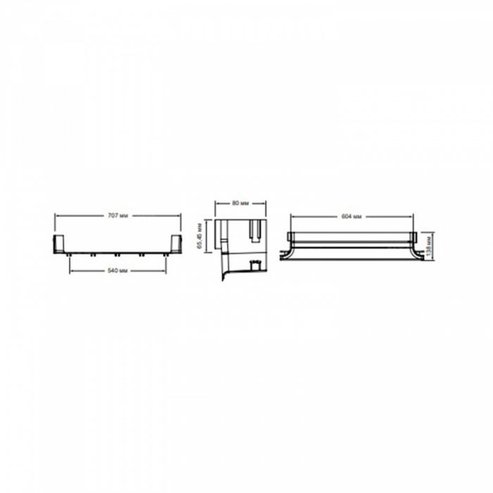 Врезной Т-образный отвод NTSS 600*100