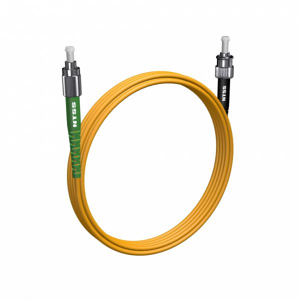 Шнур оптический NTSS spc FC/APC-ST/UPC 9/125 3.0мм 3м LSZH (патч-корд)