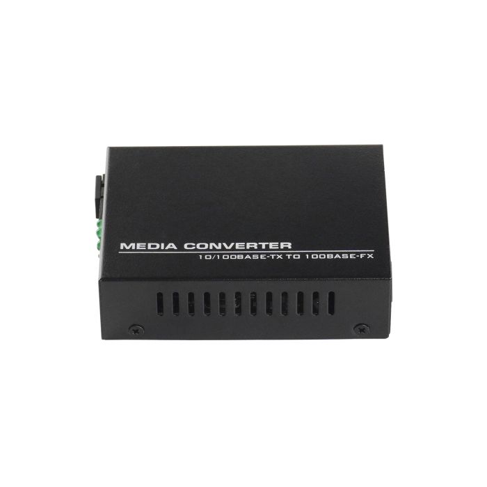 WDM медиаконвертер NTSS с RJ45 портом 10/100Base-T и 10/100Base-FX с разъемом SC, рабочая длина волны (передача/прием) 1550/1310 нм, SM, дальность до 20 км, DC 5В 2A