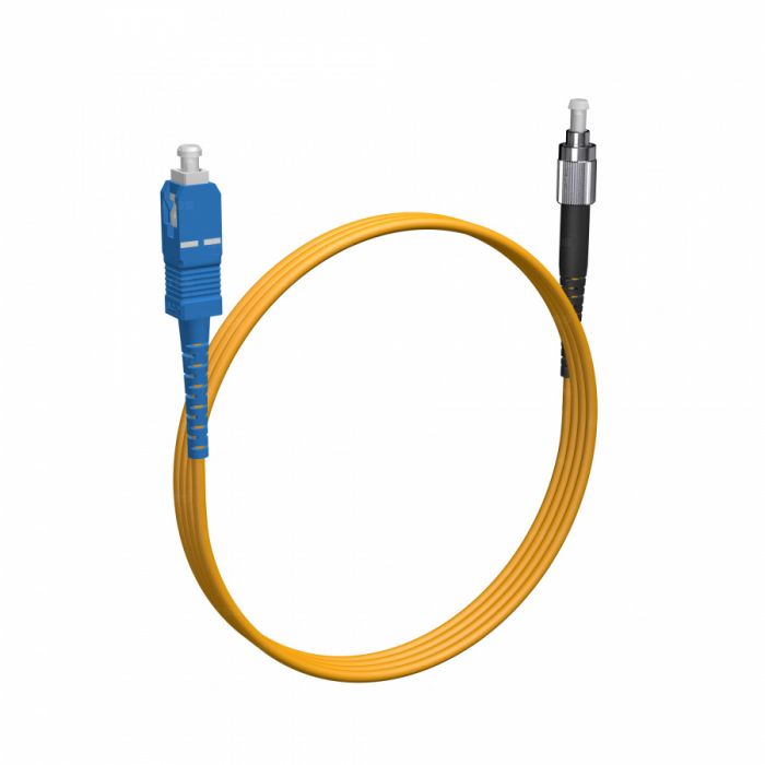 Шнур оптический NTSS spc SC/UPC-FC/UPC 9/125 3.0мм 2м LSZH (патч-корд)