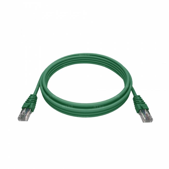 Патч-корд NTSS 2хRJ45/8P8C, T568B UTP 5e кат. литой 10 метров, LSZH, зеленый