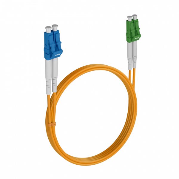 Шнур оптический NTSS dpc LC/UPC-LC/APC 9/125 3.0мм 10м LSZH (патч-корд)