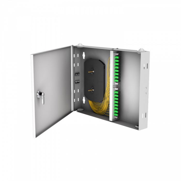 Кросс настенный NTSS PREMIUM, предсобранный, 12 портов SC/APC, 9/125 мкм