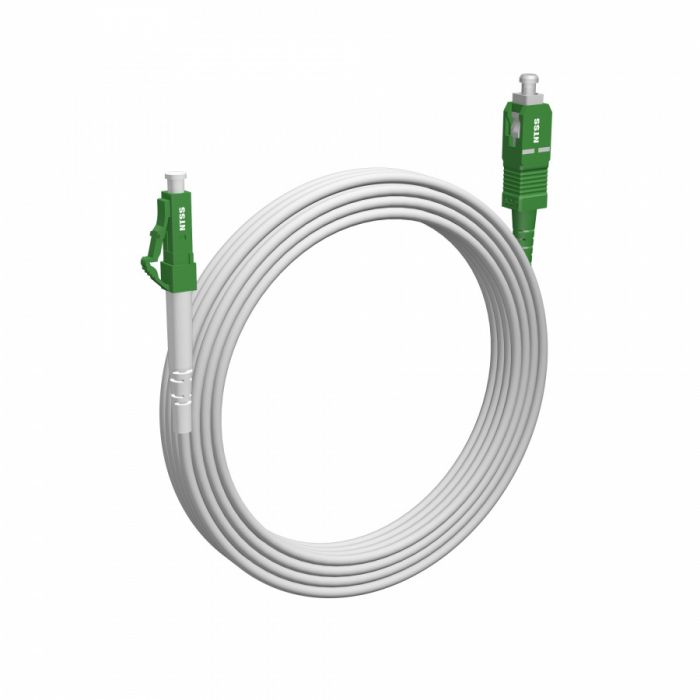 Шнур оптический NTSS spc LC/APC-SC/APC 9/125 G.657A1 2.0мм 15м LSZH (патч-корд)