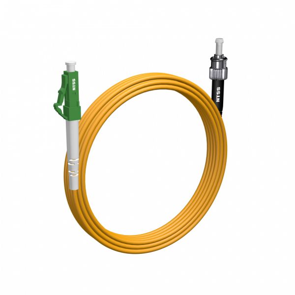 Шнур оптический NTSS spc LC/APC-ST/UPC 9/125 3.0мм 10м LSZH (патч-корд)