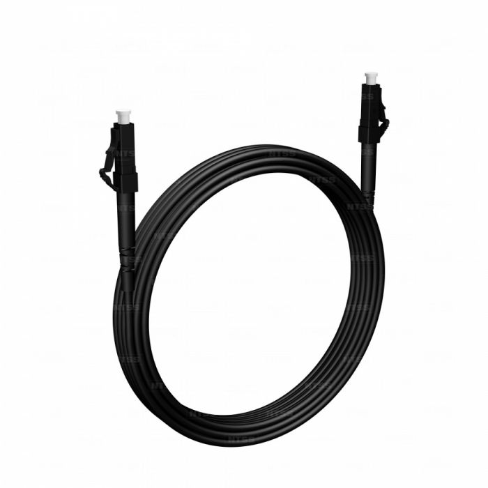 Шнур оптический NTSS SPC LC/APC-LC/APC 9/125 G657.A2 2.0мм 8м, черный LSZH (патч-корд)