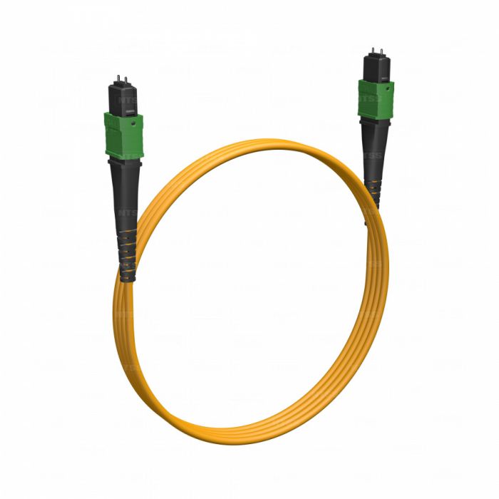 Волоконно-оптическая сборка trunk NTSS PREMIUM 24ов, MTP/APC (male)-MTP/APC (male), полярность А, 9/125 OS2, 1м, LSZH