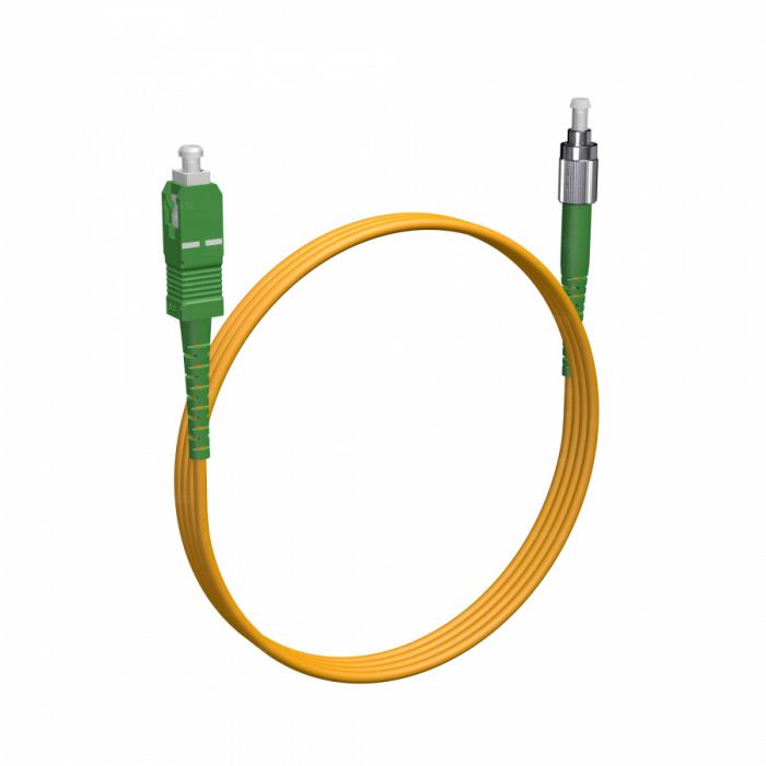 Шнур оптический NTSS PREMIUM spc SC/APC-FC/APC 9/125 3.0мм 2м LSZH (патч-корд)