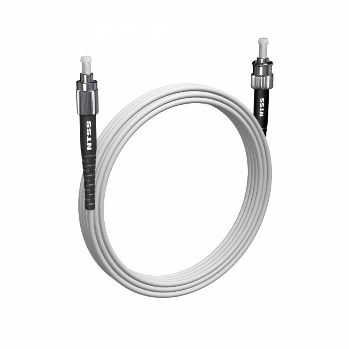 Шнур оптический NTSS spc FC/UPC-ST/UPC 9/125 G.657A1 3.0мм 10м LSZH (патч-корд)