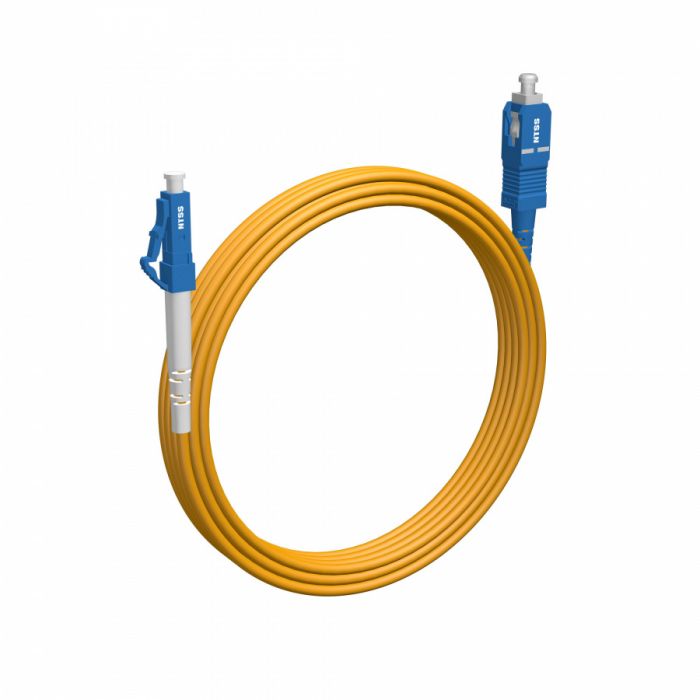 Шнур оптический NTSS spc LC/UPC-SC/UPC 9/125 3.0мм 9м LSZH (патч-корд)