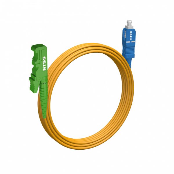 Шнур оптический NTSS spc E2000/APC-SC/UPC 9/125 3.0мм 5м LSZH (патч-корд)