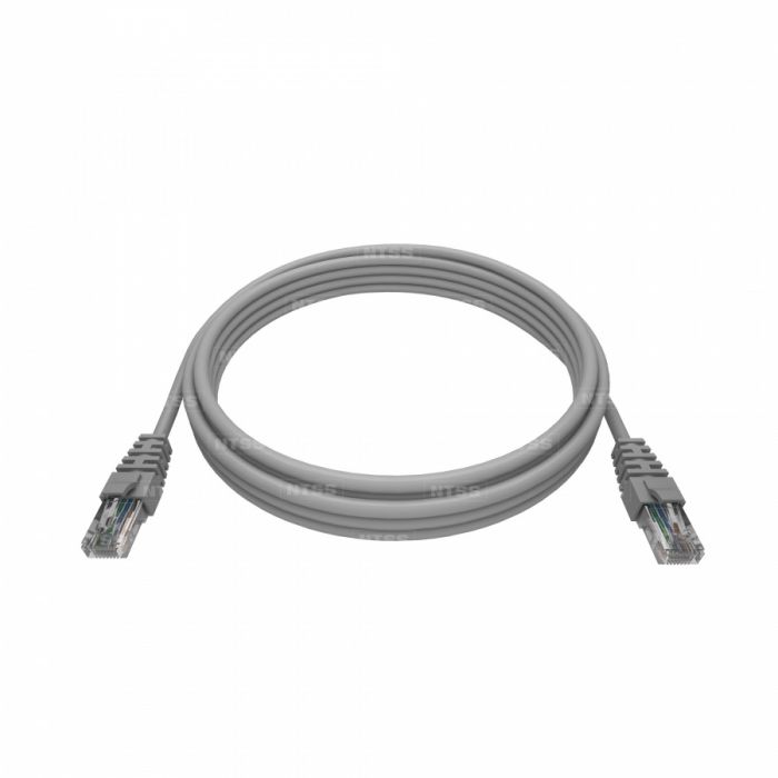 Патч-корд NTSS PREMIUM 2xRJ45/8P8C, T568B UTP CAT6а LSZH 5 метров, серый