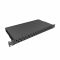 Кросс NTSS оптический 19'' укомплектованный 1U, 32 порта ST/UPC, 50/125 мкм ОМ4 (сплошная панель, сплайс-кассета, пигтейлы, КДЗС, адаптеры) черный RAL 9005