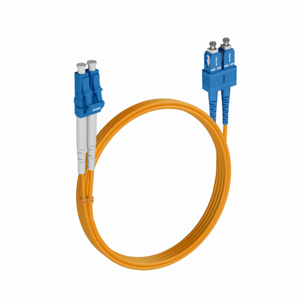 Шнур оптический NTSS dpc LC/UPC-SC/UPC 50/125 3.0мм 9м LSZH (патч-корд)