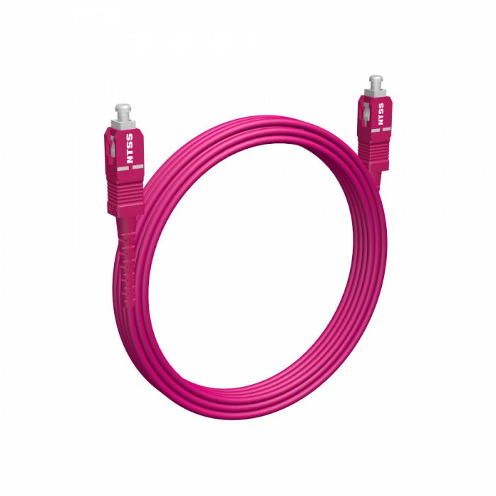 Шнур оптический NTSS PREMIUM spc SC/UPC-SC/UPC 50/125 OM4 2.0мм 15м LSZH (патч-корд)