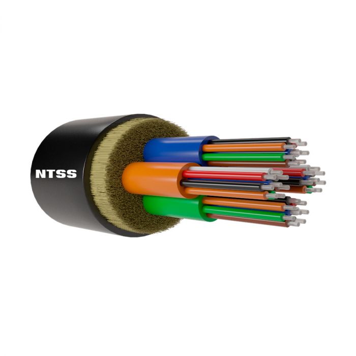 Оптический кабель распределительный NTSS PREMIUM IN/OUT, 96 волокон микромодули (8x12), OM3, 50/125, LSZH(нг(A)-HF), черный