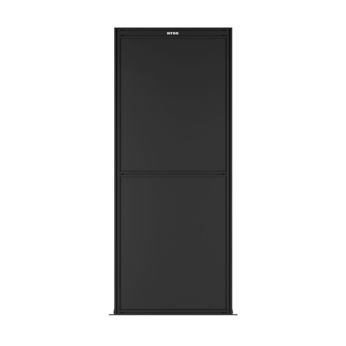 Заглушка торцевая системы изоляции NTSS,42U, глухая, для коридора шириной 800 мм, RAL 9005 чёрный