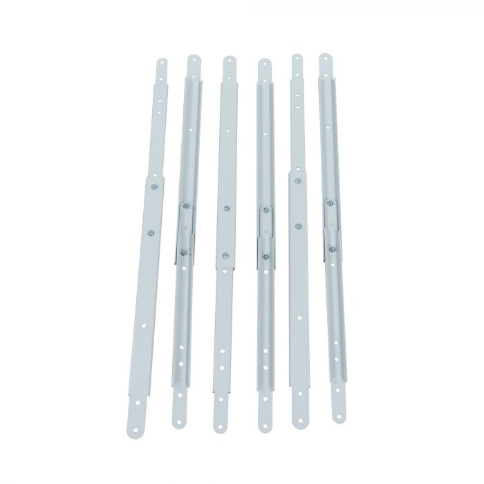 Стойка серверная NTSS OR двухрамная 33U 600-1000мм, комплект ножек, серый RAL 7035