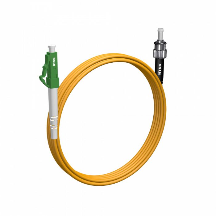 Шнур оптический NTSS spc LC/APC-ST/UPC 9/125 2.0мм 3м LSZH (патч-корд)