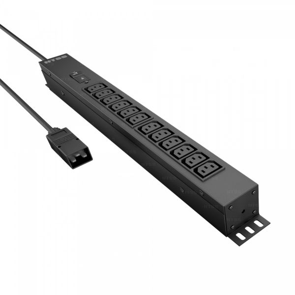 Блок распр.питания NTSS, Basic, 1ф16А, 3.7кВт, 1 гидр.авт., (12)С13, сталь, 3м каб., вил. IEC 60320 C20