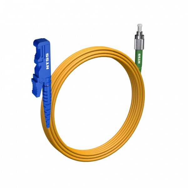 Шнур оптический NTSS spc E2000/UPC-FC/APC 9/125 3.0мм 5м LSZH (патч-корд)