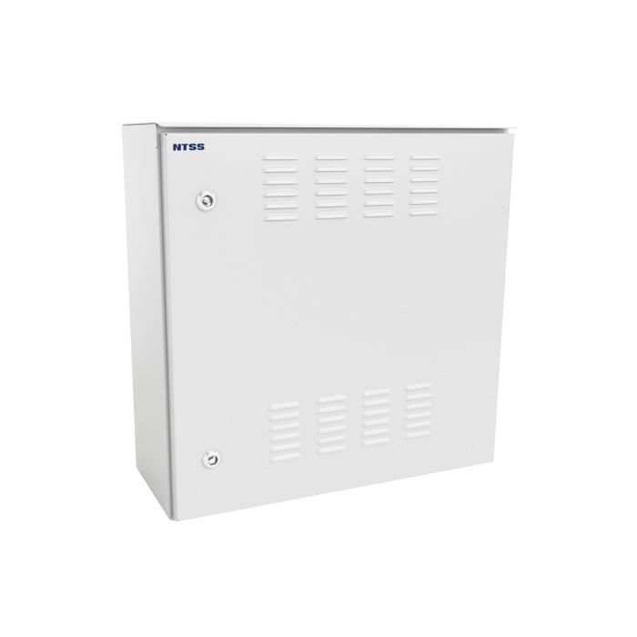 Шкаф настенный климатический NTSS WT 6U (ШхВхГ) 600x400x500 мм, 4 профиля 19, с обогревом 100W, IP55, серый RAL 7035