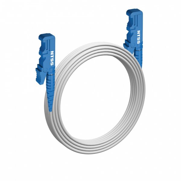 Шнур оптический NTSS spc E2000/UPC-E2000/UPC G.657A2 9/125 3.0мм 25м LSZH (патч-корд)