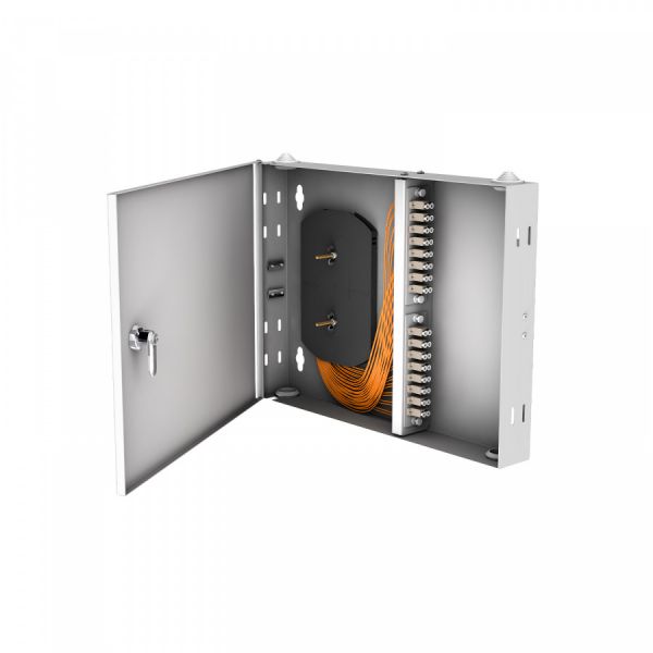 Кросс настенный NTSS PREMIUM, предсобранный, 10 портов LC/UPC duplex, 62.5/125 мкм