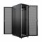 Шкаф напольный универсальный серверный NTSS R 22U 600х1000мм, 4 профиля 19, двери перфорированная и перфорированная, боковые стенки съемные, регулируемые опоры, разобранный, черный RAL 9005