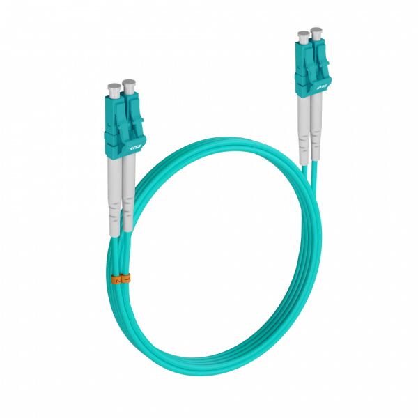 Шнур оптический NTSS PREMIUM dpc LC/UPC-LC/UPC 50/125 OM3 2.0мм 2м LSZH (патч-корд)