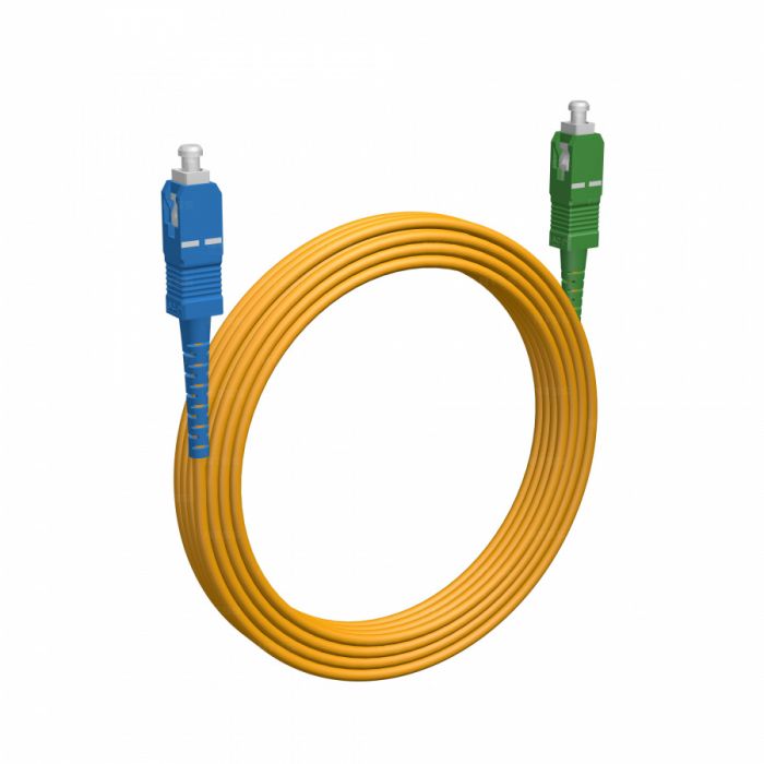 Шнур оптический NTSS spc SC/UPC-SC/APC 9/125 2.0мм 25м LSZH (патч-корд)