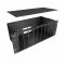 Кросс NTSS оптический 19'' укомплектованный 4U, 144 порта LC/UPC duplex, 62.5/125 мкм (планки, сплайс-кассета 9шт, пигтейлы, КДЗС, адаптеры) черный RAL 9005
